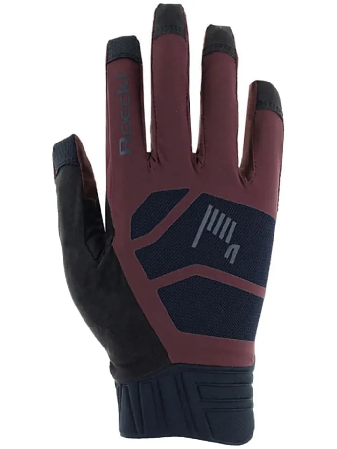 Fahrradhandschuhe "Murnau" in Schwarz/ Rot