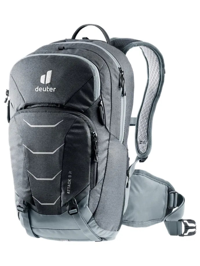 Fahrradrucksack "Attack 8 JR" in Grau/ Schwarz - (B)24 x (H)42 x (T)14 cm