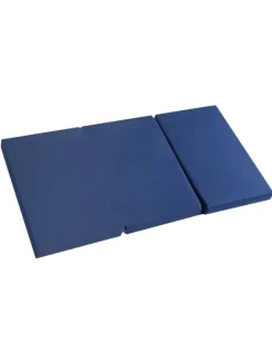 Faltbare Reisebettmatratze 60 x 120 cm – blau mit Tragetasche
