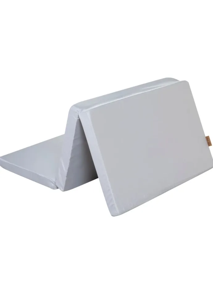 Faltbare Reisebettmatratze 60 x 120 cm roba Style – hellgrau, mit Tasche