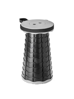Falthocker in Schwarz - (H)45 cm