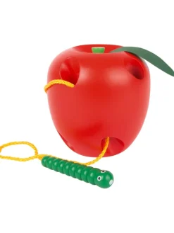 Fädelspiel "Apfel und Wurm" - ab 3 Jahren