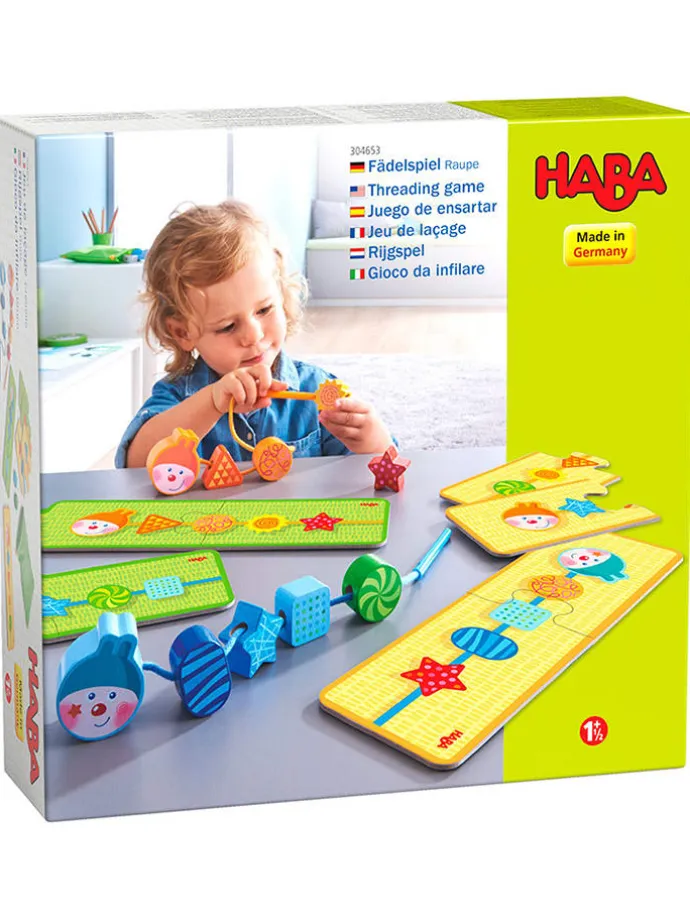 Fädelspiel "Raupe" - ab 18 Monaten
