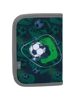 Federmäppchen "Football" in Grün