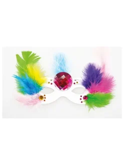 Federn in Bunt