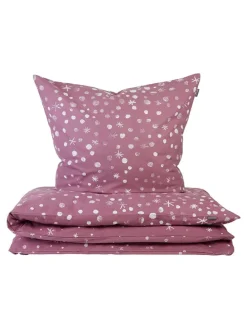 Feinbiber-Bettwäsche-Set "Runa" in Rosa