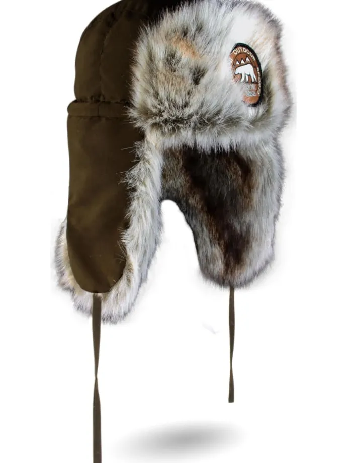 Fellmütze Arctic Ursa in Oliv