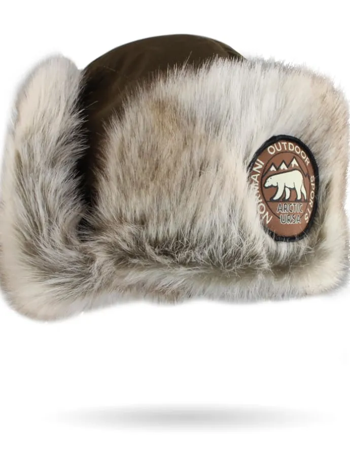 Fellmütze Arctic Ursa in Oliv