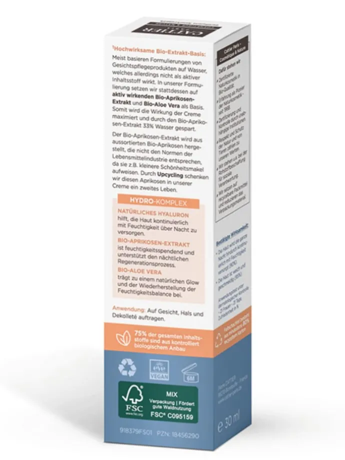 Feuchtigkeits-Nachtcreme, 30 ml