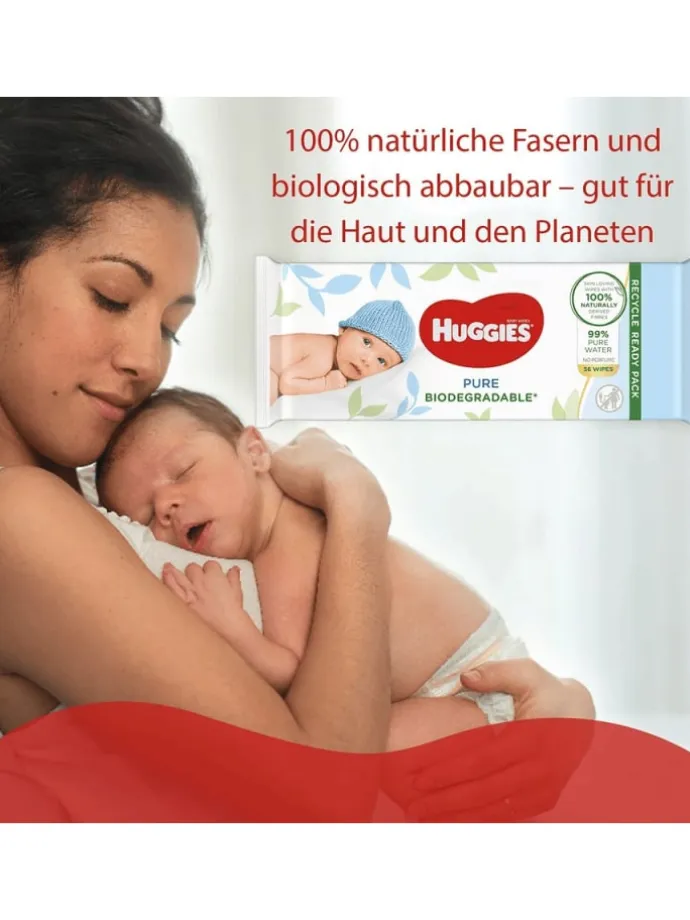 Feuchttücher Baby Wipes Babytücher Natural Sensitive 12 x 48 Tücher