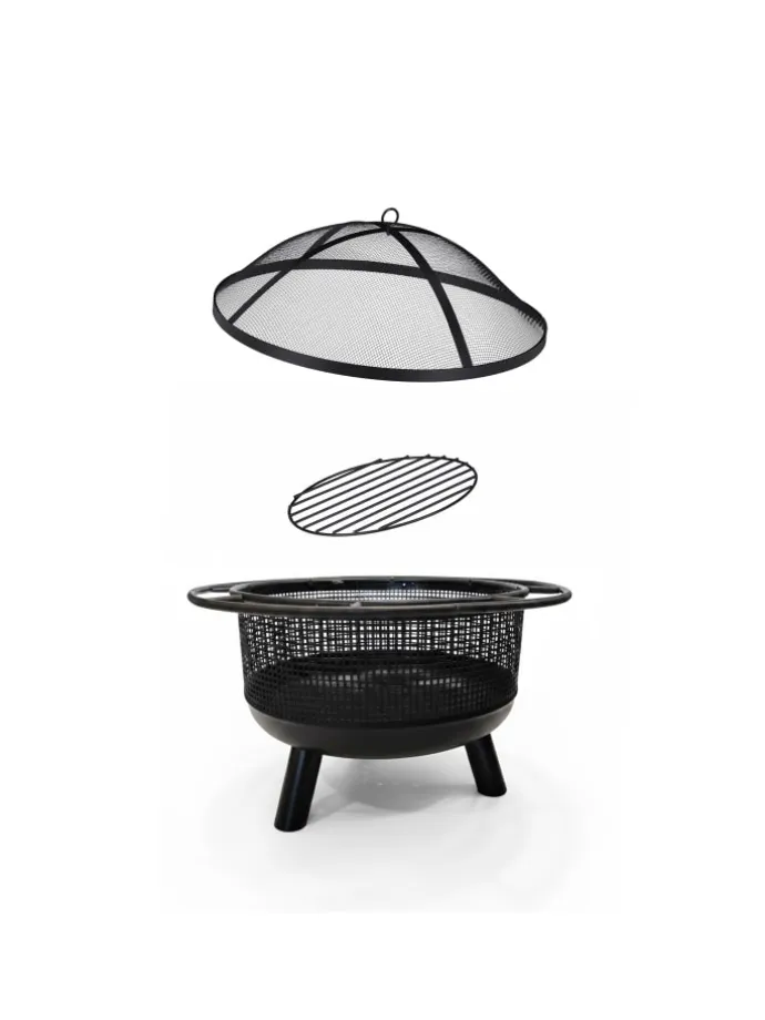 Feuerschale in Schwarz - Ø 60 cm