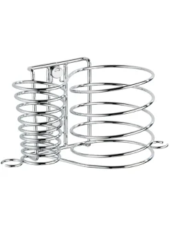 Föhn- & Glätteisenhalter in Silber - (B)21 x (H)11,5 x (T)12 cm