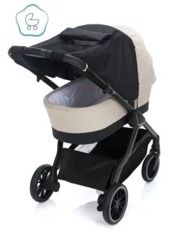 Fillikid Sonnenschutz Deluxe für Buggy und Sportwagen Exclusiv in Schwarz