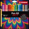 Filzschreiber "Pen 68 Arty" - 24 Stück