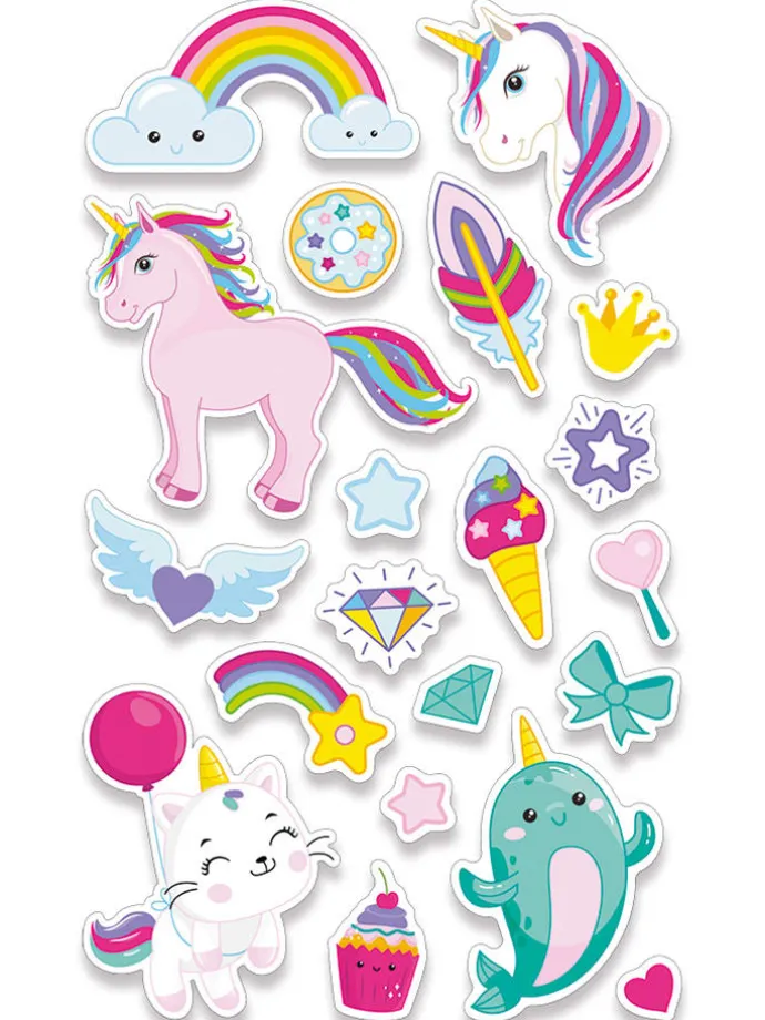 Filz-Sticker "Unicorns"