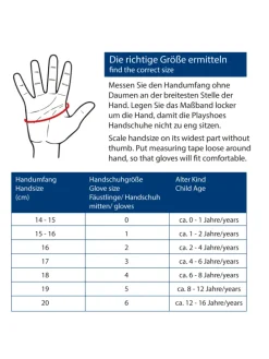 Finger-Handschuh Fleece in Marine