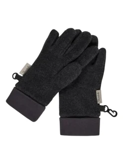 Fingerhandschuhe in anthrazit mel.
