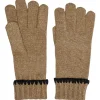 Fingerhandschuhe in Hellbraun