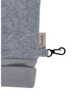 Fingerhandschuhe in silber mel.