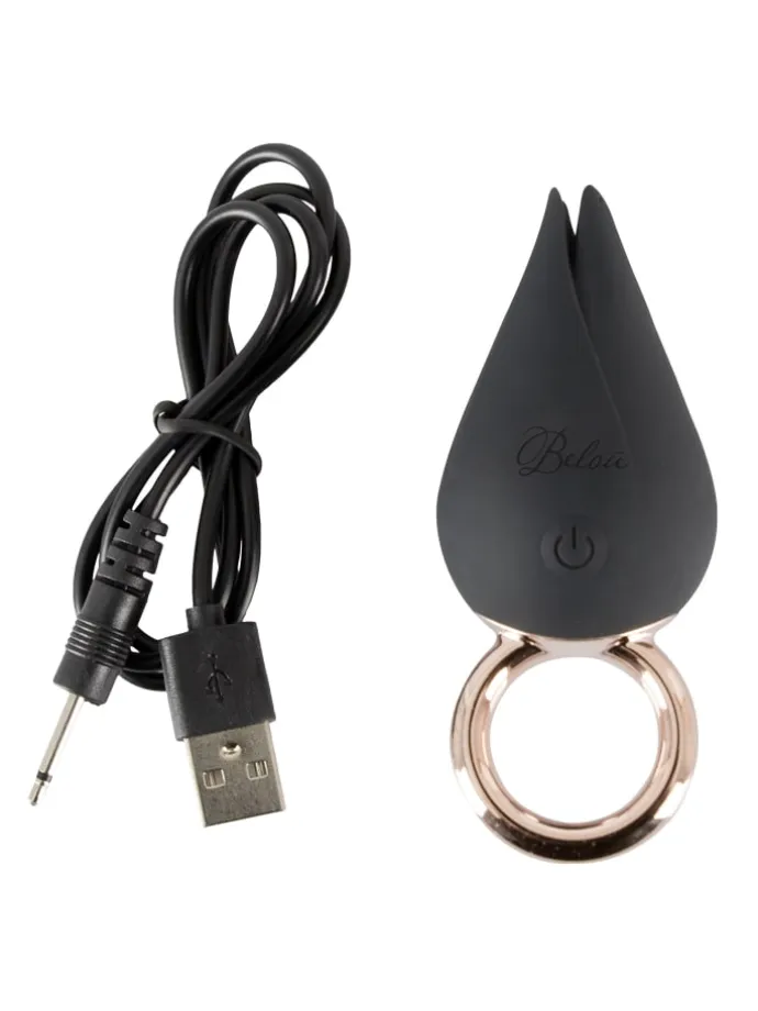 Fingervibrator Flutter Effect Finger Vibrator in schwarz