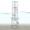 Fischsäule in Transparent/ Grau