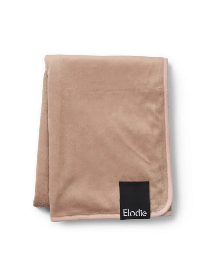 Fleece Decke - Faded Rose in Rosa 100 x 75 cm