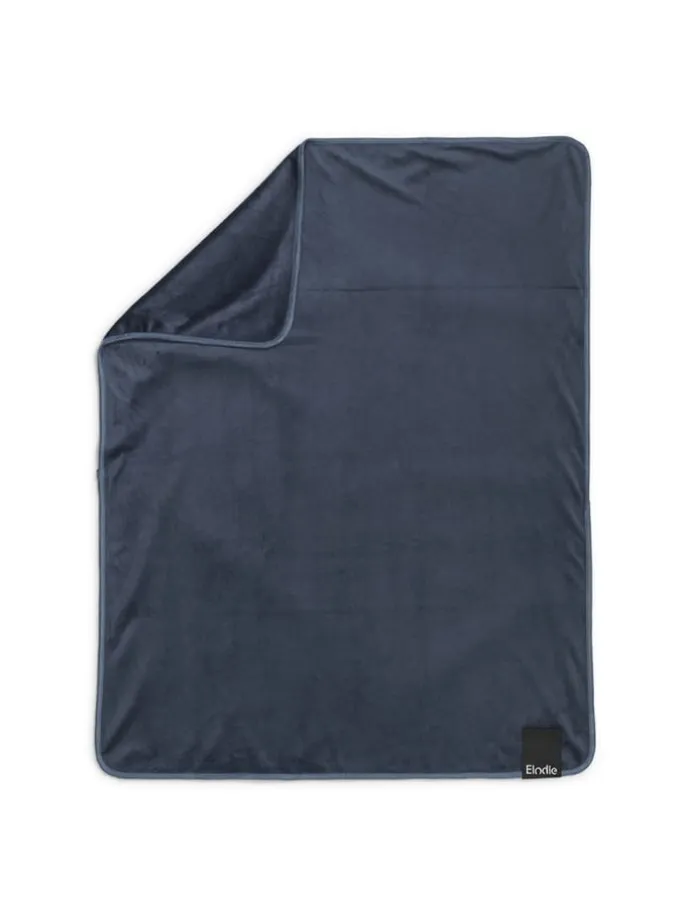 Fleece Decke - Juniper Blue in Blau 100 x 75 cm