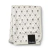 Fleece Decke - Monogram Print in Bunt 100 x 75 cm