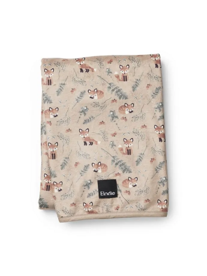 Fleece Decke - Nordic Woodland in Bunt 100 x 75 cm
