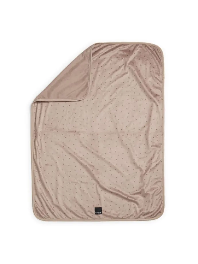 Fleece Decke - Northern Star Terracotta in Rosa 100 x 75 cm