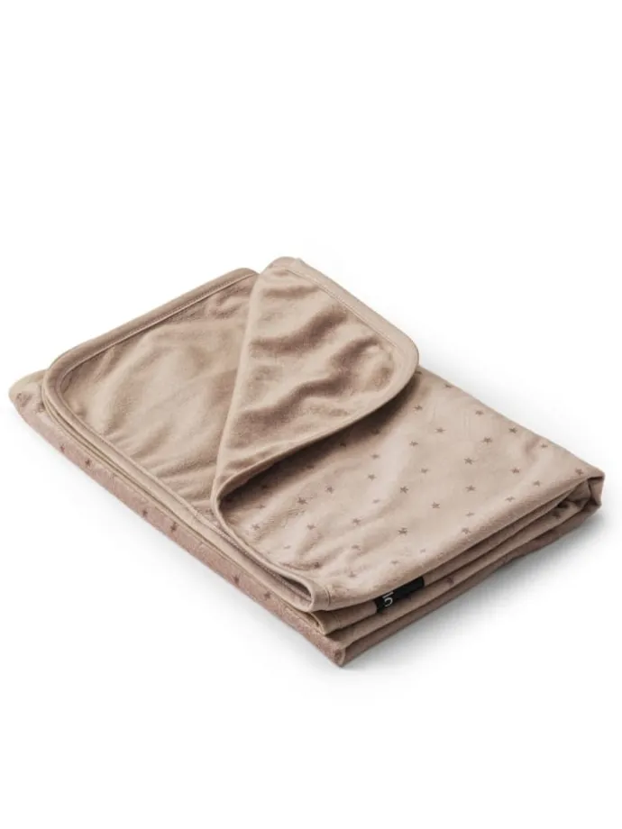 Fleece Decke - Northern Star Terracotta in Rosa 100 x 75 cm