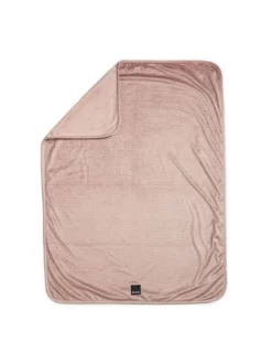 Fleece Decke - Pink Nouveau in Rosa 100 x 75 cm