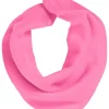 Fleece-Dreieckstuch in Pink