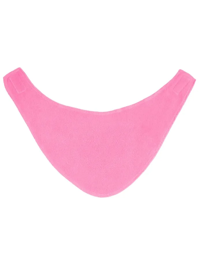 Fleece-Dreieckstuch in Pink
