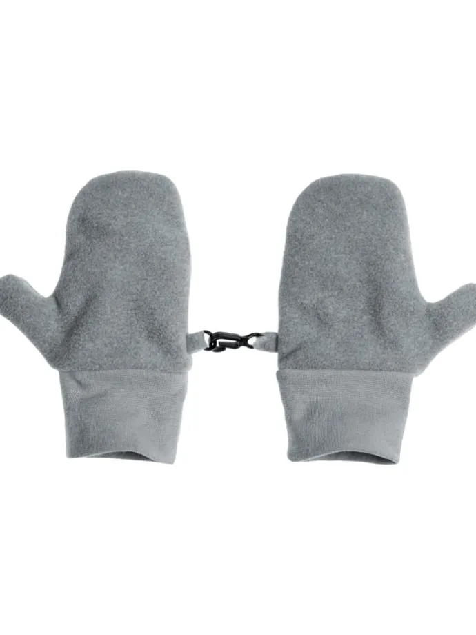 Fleece-Fäustlinge in Grau