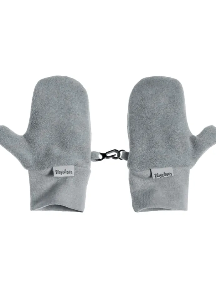 Fleece-Fäustlinge in Grau