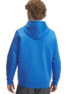 Fleecehoodie in Blau