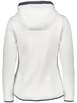 Fleecehoodie in Weiß