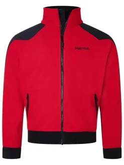 Fleecejacke "Alpinist" in Rot/ Schwarz