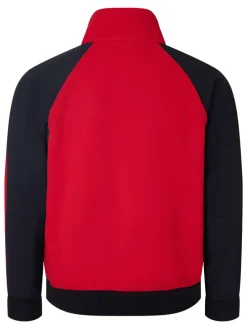 Fleecejacke "Alpinist" in Rot/ Schwarz