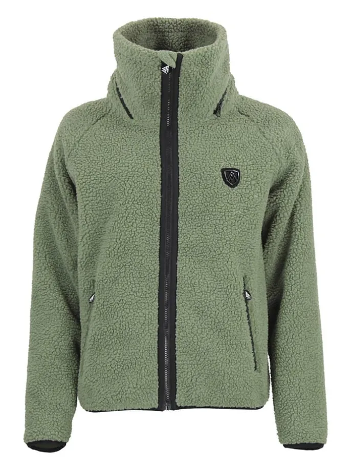 Fleecejacke "Amay" in Khaki