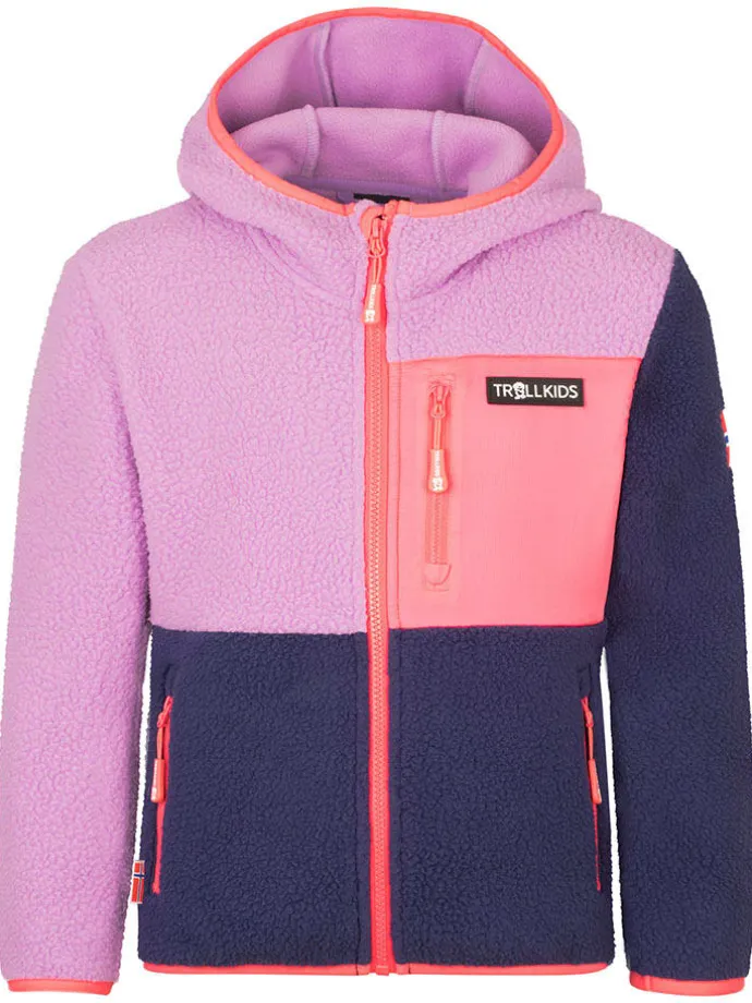 Fleecejacke "Aurlandsfjord" in Rosa