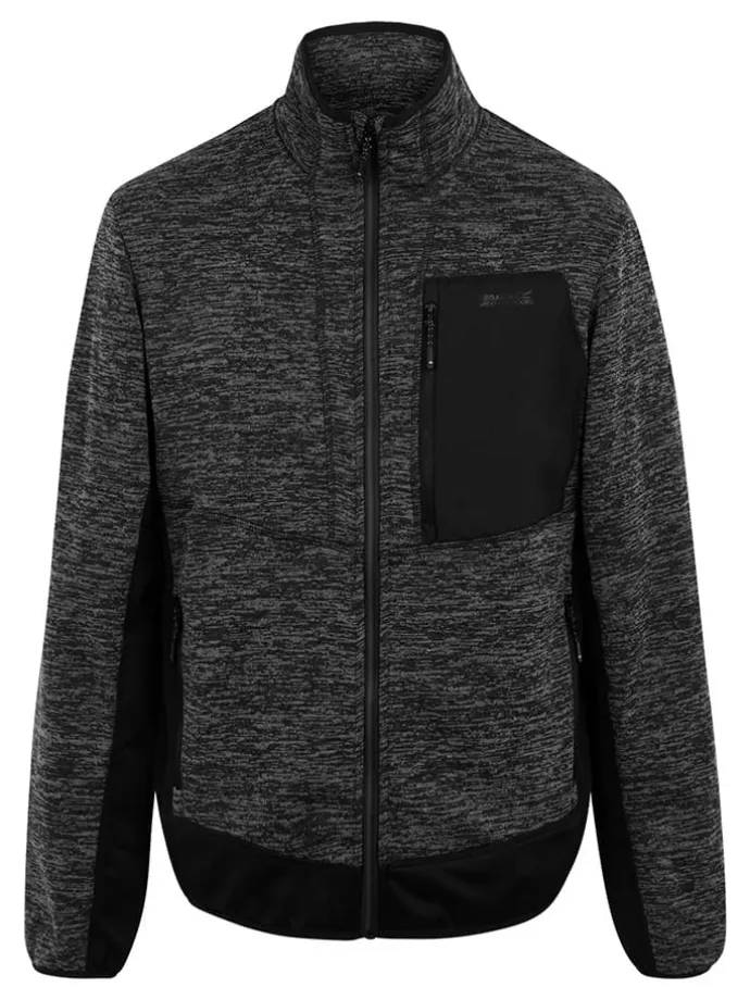Fleecejacke "Baslinn" in Anthrazit