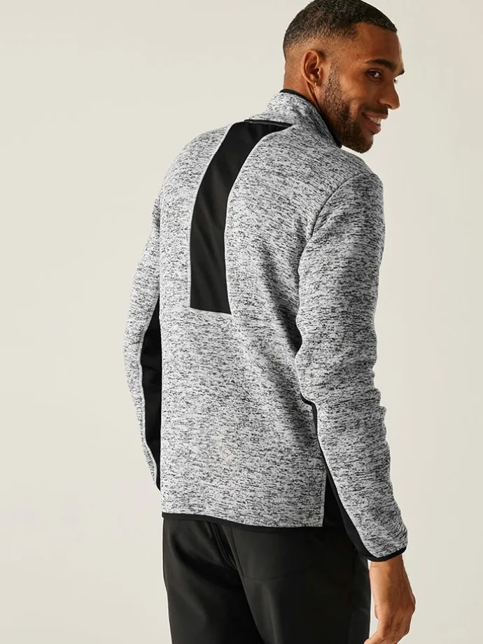 Fleecejacke "Baslinn" in Grau