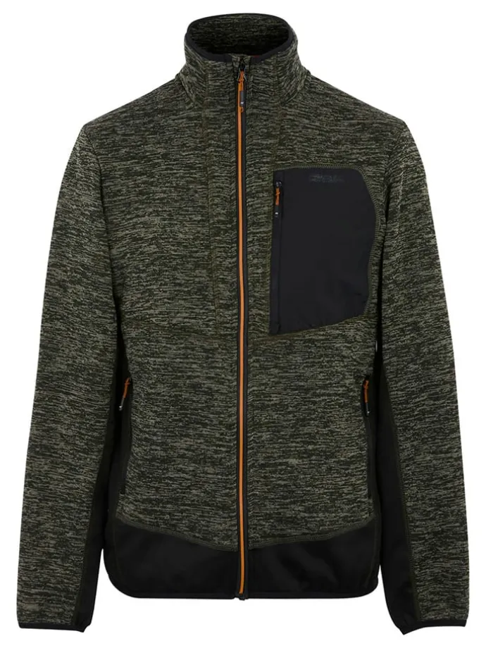 Fleecejacke "Baslinn" in Khaki