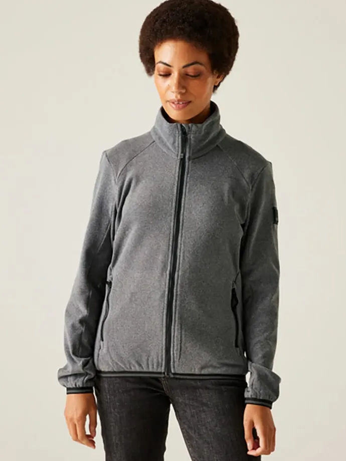 Fleecejacke "Bayhill" in Anthrazit