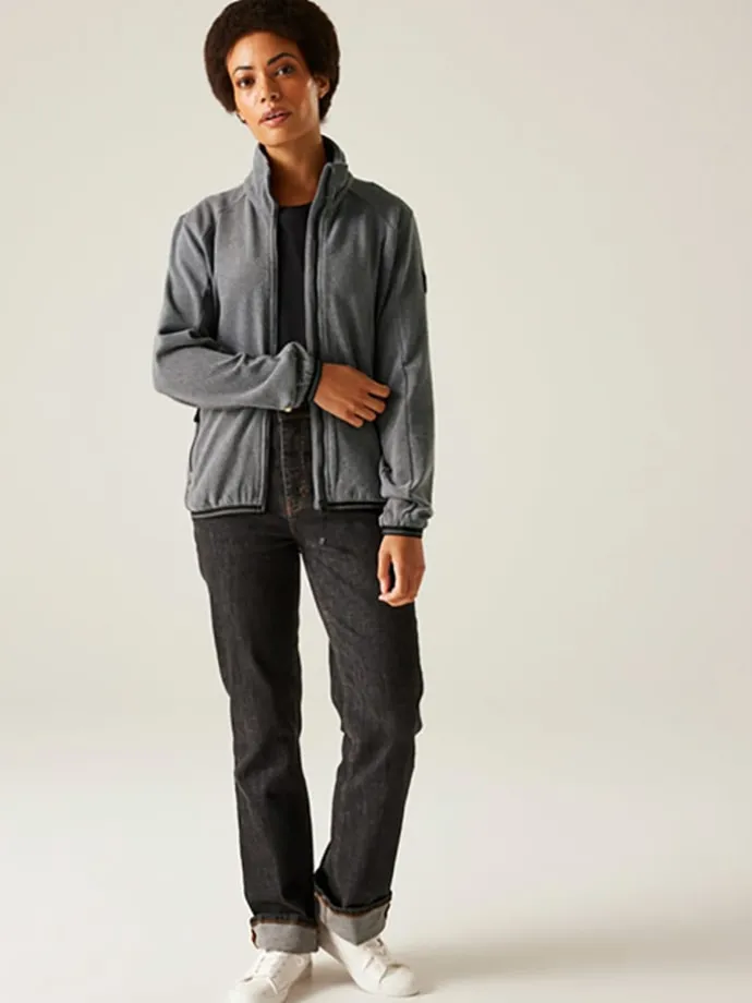 Fleecejacke "Bayhill" in Anthrazit