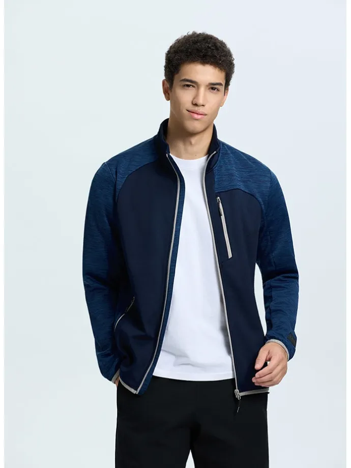 Fleecejacke "Boligee" in Dunkelblau