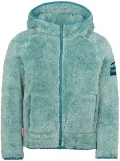 Fleecejacke "Borgund" in Türkis
