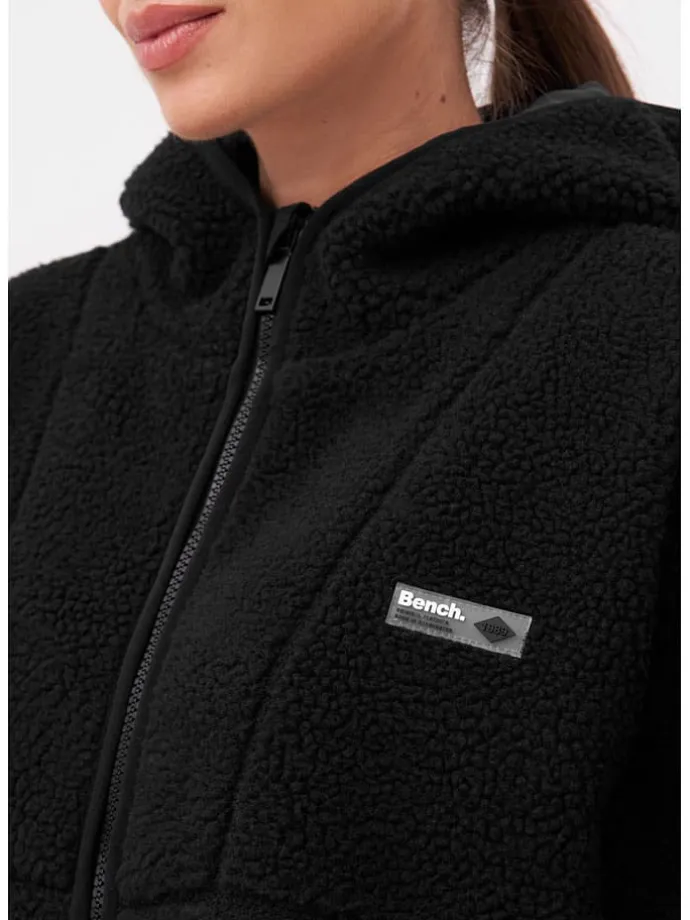 Fleecejacke "Brilli" in Schwarz